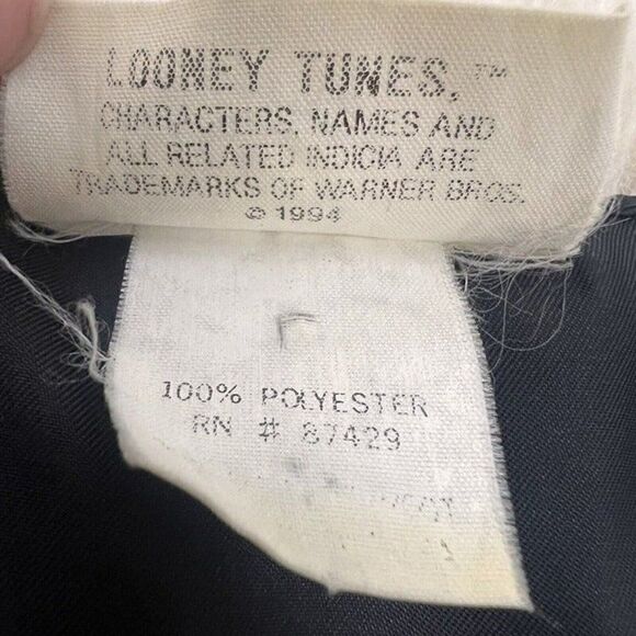 Looney Tunes Vintage 1994 Vest Valentines Red & Black Hearts Top Unisex One Size - Picture 11 of 11